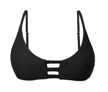 Cargar imagen en el visor de la galería, Product Front: Rio De Sol Haut Top Bora-Black Bra-Trio
