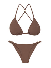 Cargar imagen en el visor de la galería, Product Front: Rio De Sol Ensemble Set Sand-Cappuccino Tri-Aya Cheeky-Aya