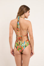 Cargar imagen en el visor de la galería, Model Back: Rio De Sol Une Pièce Tropical Mel-Op