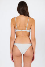 Cargar imagen en el visor de la galería, Model Back: Rio De Sol Ensemble Set Shimmer-White Bandeau-Knot Essential