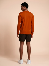 Cargar imagen en el visor de la galería, Model Back: Uv Line T-Shirt Longsleeve Uvpro Brasil Masc Pitanga Upf50+