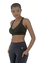 Cargar imagen en el visor de la galería, Product Front: Uv Line Fitness Haut Top Fit Sport Preto Upf50+