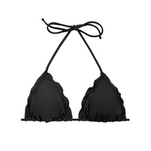 Cargar imagen en el visor de la galería, Product Front: Rio De Sol Haut Top Touch-Black Frufru