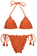 Cargar imagen en el visor de la galería, Product Front: Rio De Sol Ensemble Set Paprica Frufru