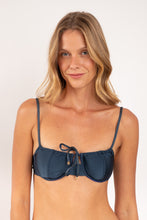 Cargar imagen en el visor de la galería, Gallery: Rio De Sol Haut Top Shimmer-Shark Balconet-Tie