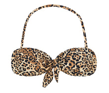 Cargar imagen en el visor de la galería, Product Front: Rio De Sol Haut Top Leopardo Bandeau