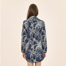 Cargar imagen en el visor de la galería, Image 07: Uv Line Chemise Shirtdress Coqueiros Marinho Upf50+