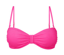 Cargar imagen en el visor de la galería, Product Front: Rio De Sol Haut Top Malibu-Rosa Bandeau-Duo