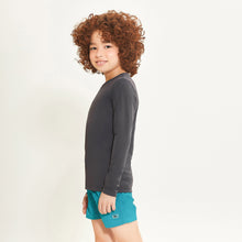 Cargar imagen en el visor de la galería, Image 02: Uv Line T-Shirt Longsleeve Uvpro Kids Preto Upf50+