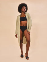 Cargar imagen en el visor de la galería, Image 04: Uv Line Chemise Shirtdress Copenhagen Mescla Areia Upf50+