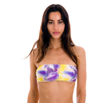 Cargar imagen en el visor de la galería, Gallery: Rio De Sol Haut Top Tiedye-Purple Bandeau-Reto