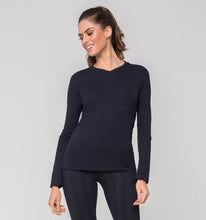 Cargar imagen en el visor de la galería, Image 02: Uv Line Fitness Haut Sport Fit Preto Fem