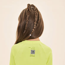 Cargar imagen en el visor de la galería, Image 04: Uv Line T-Shirt Acqua Qr Code Amarelo Fluor Upf50+
