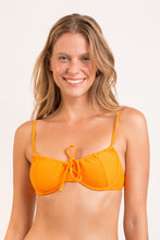 Cargar imagen en el visor de la galería, Gallery: Rio De Sol Haut Top Dots-Mango Balconet-Tie