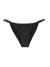 Cargar imagen en el visor de la galería, Product Front: Rio De Sol Bas Bottom Shimmer-Black Cheeky-Noa