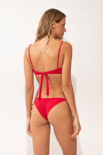Cargar imagen en el visor de la galería, Model Back: Rio De Sol Bas Bottom Malibu-Malagueta Cheeky-Tie