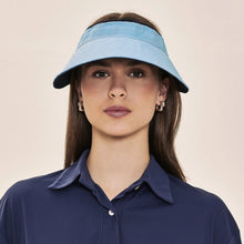 Cargar imagen en el visor de la galería, Image 05: Uv Line Visière Visor Bali Fem Navy Light Blue Upf50+