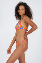 Cargar imagen en el visor de la galería, Image 04: Rio De Sol Haut Top Orange-Bloom Tri-Cos