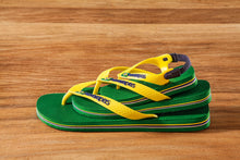 Cargar imagen en el visor de la galería, Image 03: Havaianas Tongs Havaianas Brasil Logo Green