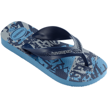 Cargar imagen en el visor de la galería, Model Back: Havaianas Tongs Havaianas Kids Max Street Azul Aco