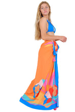 Cargar imagen en el visor de la galería, Image 03: Rio De Sol Pareo Orange Bloom Canga