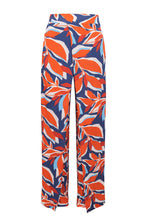 Cargar imagen en el visor de la galería, Product Front: Rio De Sol Pantalon De Plage Leaves Wide Pants