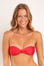 Cargar imagen en el visor de la galería, Gallery: Rio De Sol Haut Top Microfibra-Chic-Red Bandeau-Joy