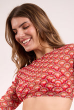 Cargar imagen en el visor de la galería, Image 07: Rio De Sol Haut De Plage Floral-Scales Top Harper