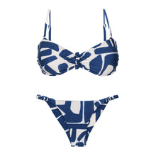 Cargar imagen en el visor de la galería, Product Front: Rio De Sol Ensemble Set Pottery Bandeau-Crispy Cheeky-Crispy