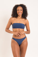 Cargar imagen en el visor de la galería, Image 03: Rio De Sol Ensemble Set Navy Bandeau-Reto Nice-Fio