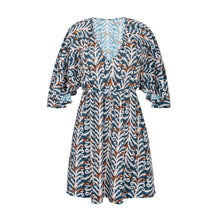 Cargar imagen en el visor de la galería, Product Front: Rio De Sol Mini Dress Ikat Mini Dress