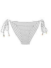 Cargar imagen en el visor de la galería, Product Front: Rio De Sol Bas Bottom Linea-White Cheeky-Tie