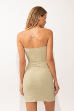 Cargar imagen en el visor de la galería, Model Back: Rio De Sol Mini Dress Brisa-Pistache Sara Dress