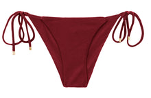 Cargar imagen en el visor de la galería, Product Front: Rio De Sol Bas Bottom Shimmer-Divino Cheeky-Tie