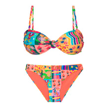 Cargar imagen en el visor de la galería, Product Front: Rio De Sol Ensemble Set Love-Trip Bandeau-Joy Essential-Comfy