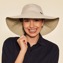 Cargar imagen en el visor de la galería, Image 04: Uv Line Chapeau Souple/Capeline San Diego Areia Kaki Upf50+