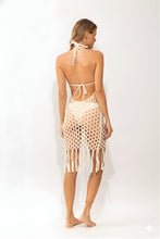Cargar imagen en el visor de la galería, Model Back: Rio De Sol Midi Dress Offwhite Serena Dress