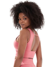 Cargar imagen en el visor de la galería, Model Back: Alto Giro Fitness Haut Top Supplex Termo Coral Energy