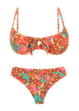 Cargar imagen en el visor de la galería, Product Front: Rio De Sol Ensemble Set Tropics Balconet-Tie Ciao