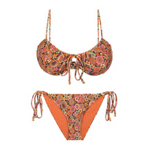 Cargar imagen en el visor de la galería, Product Front: Rio De Sol Ensemble Set Bouquet Balconet-Tie Ibiza-Comfy