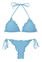 Cargar imagen en el visor de la galería, Product Front: Rio De Sol Ensemble Set Dots-Sky Frufru-Fio