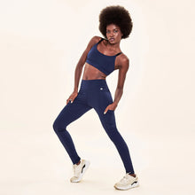 Cargar imagen en el visor de la galería, Image 06: Uv Line Fitness Bas Legging Fit Aspen Navy Blue Upf50+