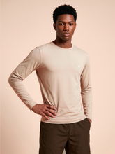Cargar imagen en el visor de la galería, Gallery: Uv Line T-Shirt Pour Homme Longsleeve New Fit Masc Sand Upf50+