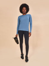 Cargar imagen en el visor de la galería, Image 04: Uv Line T-Shirt Longsleeve Uvpro Indigo Upf50+