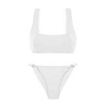 Cargar imagen en el visor de la galería, Product Front: Rio De Sol Ensemble Set Sand-White Mary Cheeky-Fixa