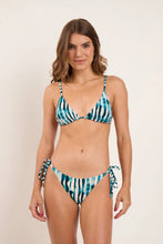 Cargar imagen en el visor de la galería, Model Front: Rio De Sol Bas Bottom Azule Ibiza-Comfy
