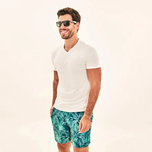Cargar imagen en el visor de la galería, Image 05: Uv Line Short De Bain Short Acqua Coqueiros Turquesa Upf50+