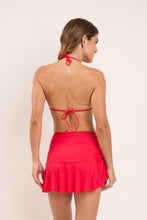 Cargar imagen en el visor de la galería, Model Back: Rio De Sol Jupe De Page Mini Skirt Rouge