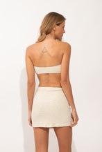 Cargar imagen en el visor de la galería, Model Back: Rio De Sol Mini Dress Brisa-Offwhite Lulu Dress
