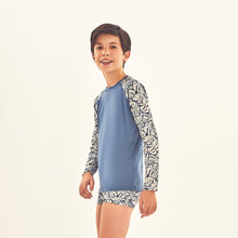 Cargar imagen en el visor de la galería, Image 02: Uv Line T-Shirt Rash Guard Kids Costela Aco Off White Upf50+